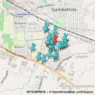 Mappa Via della Pace, 47035 Gambettola FC, Italia (0.2735)