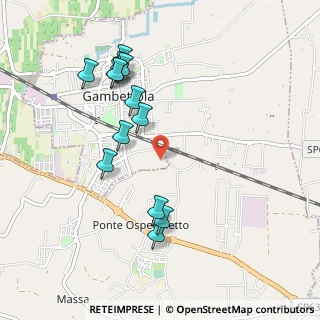 Mappa Via Caduti di Cefalonia, 47035 Gambettola FC, Italia (1.02692)