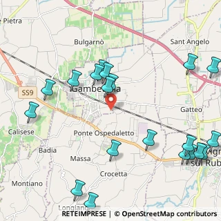 Mappa Via Caduti di Cefalonia, 47035 Gambettola FC, Italia (2.77)