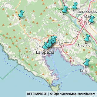 Mappa Via Nino Ricciardi, 19124 La Spezia SP, Italia (4.33636)