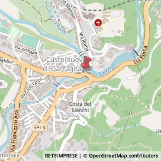 Mappa Via Roma,  12, 55032 Castelnuovo di Garfagnana, Lucca (Toscana)