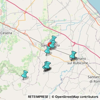 Mappa Via Sabotino, 47035 Gambettola FC, Italia (3.37545)
