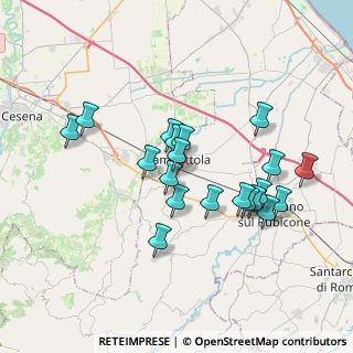 Mappa Via Sabotino, 47035 Gambettola FC, Italia (3.36)