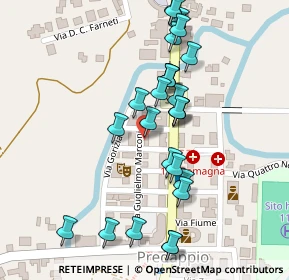 Mappa Via Guglielmo Marconi, 47016 Predappio FC, Italia (0.13077)