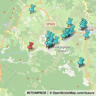 Mappa Via Cornacchiaia Fiume, 50033 Firenzuola FI, Italia (1.9125)
