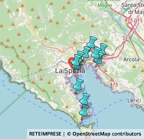 Mappa Via Domenico Chiodo, 19121 La Spezia SP, Italia (2.42545)