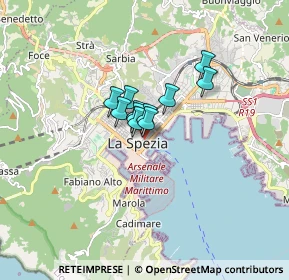 Mappa Via Domenico Chiodo, 19121 La Spezia SP, Italia (0.83364)