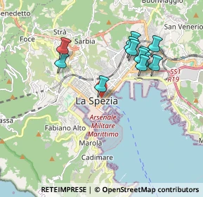 Mappa Via Domenico Chiodo, 19121 La Spezia SP, Italia (1.8125)