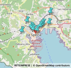 Mappa Viale Italia 74 Via Paganino 6 Sarzana Via Antica Romana 6 Brugnato, 19121 La Spezia SP, Italia (1.10909)