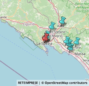 Mappa Via Minzoni Don Giovanni, 19121 La Spezia SP, Italia (10.68091)