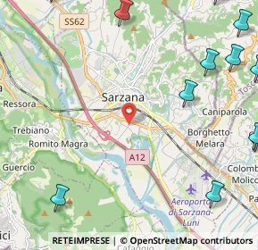 Mappa Via di Ponte, 19038 Sarzana SP, Italia (3.60583)