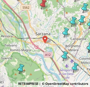 Mappa Via di Ponte, 19038 Sarzana SP, Italia (3.50154)