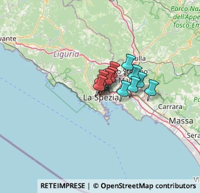 Mappa Via Cristoforo Colombo, 19100 La Spezia SP, Italia (5.94846)