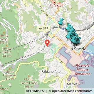 Mappa Via Goffredo Mameli, 19123 La Spezia SP, Italia (1.1935)