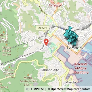 Mappa Via Goffredo Mameli, 19123 La Spezia SP, Italia (1.1605)