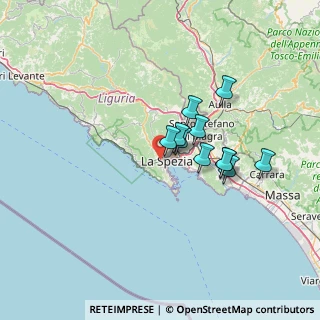 Mappa Via Goffredo Mameli, 19123 La Spezia SP, Italia (10.62818)