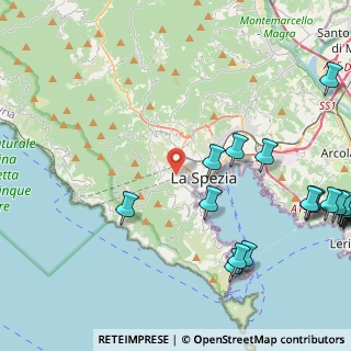 Mappa Via Goffredo Mameli, 19123 La Spezia SP, Italia (6.522)