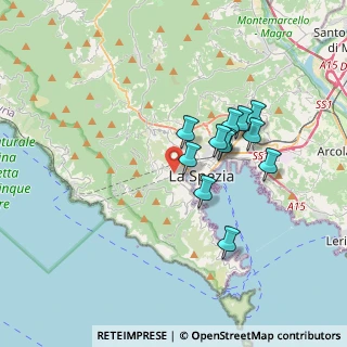 Mappa Via Goffredo Mameli, 19123 La Spezia SP, Italia (2.955)