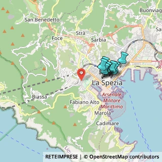Mappa Via Goffredo Mameli, 19123 La Spezia SP, Italia (1.41273)