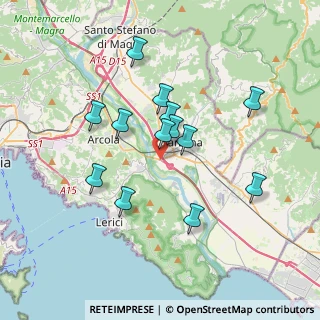 Mappa Via Battifollo, 19038 Sarzana SP, Italia (3.22077)