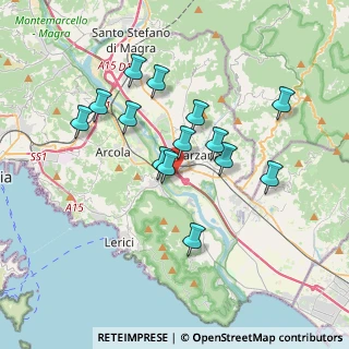 Mappa Via Battifollo, 19038 Sarzana SP, Italia (3.25643)
