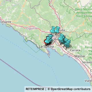 Mappa Vicolo delle Mura, 19121 La Spezia SP, Italia (7.19813)