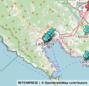 Mappa La Spezia, 19121 La Spezia SP, Italia (4.16538)