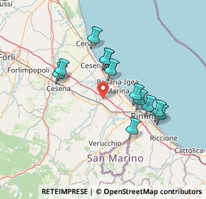 Mappa Via Andrea Costa, 47030 San Mauro Pascoli FC, Italia (12.9)