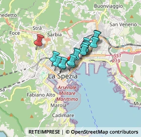 Mappa Via XX Settembre, 19124 La Spezia SP, Italia (0.94)