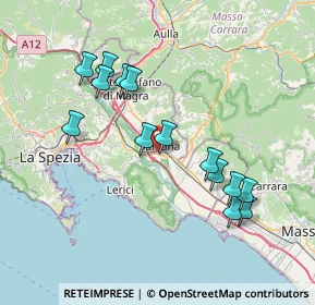 Mappa Via del Murello, 19038 Sarzana SP, Italia (7.46429)