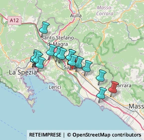 Mappa Via del Murello, 19038 Sarzana SP, Italia (5.75353)