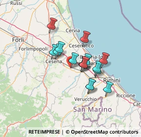Mappa Via Don Luigi Sturzo, 47035 Gambettola FC, Italia (10.13688)