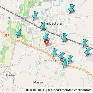 Mappa Via Don Luigi Sturzo, 47035 Gambettola FC, Italia (1.21571)
