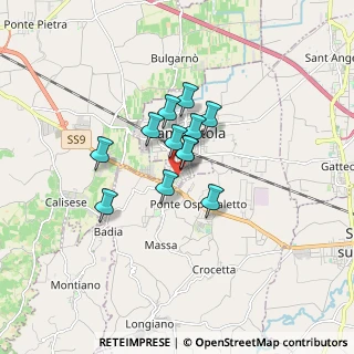 Mappa Via Don Luigi Sturzo, 47035 Gambettola FC, Italia (1.06833)