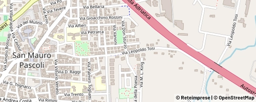 Mappa San Mauro Pascoli
