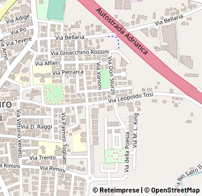 Mappa Via Leopoldo Tosi Gia' Giovedia, 47030 San Mauro Pascoli FC, Italia (0.21364)