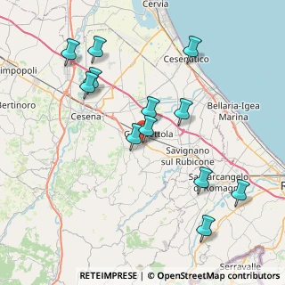 Mappa Via Emilia Levante, 47035 Gambettola FC, Italia (8.37417)