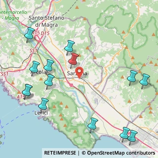 Mappa Via Chiavica, 19038 Sarzana SP, Italia (5.68214)