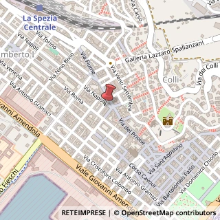 Mappa Piazza Ramiro Ginocchio, 7, 19121 La Spezia, La Spezia (Liguria)