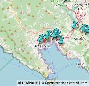 Mappa Largo Michele Fiorillo, 19124 La Spezia SP, Italia (3.09462)