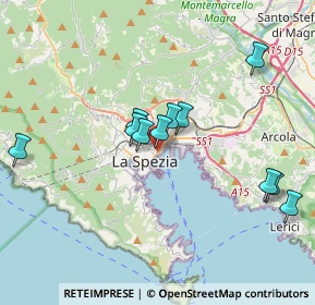 Mappa Largo Michele Fiorillo, 19124 La Spezia SP, Italia (4.02083)