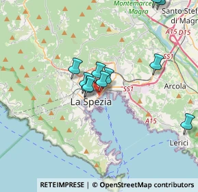 Mappa Largo Michele Fiorillo, 19124 La Spezia SP, Italia (3.32182)