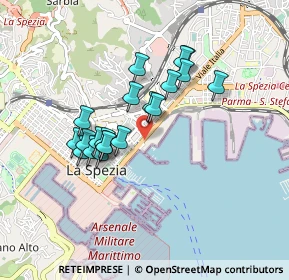 Mappa Largo Michele Fiorillo, 19124 La Spezia SP, Italia (0.7425)