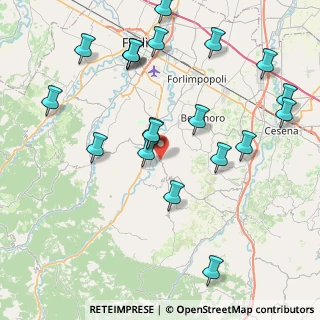 Mappa Strada Meldola Teodorano, 47014 Meldola FC, Italia (9.5975)