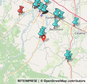 Mappa Strada Meldola Teodorano, 47014 Meldola FC, Italia (10.0115)