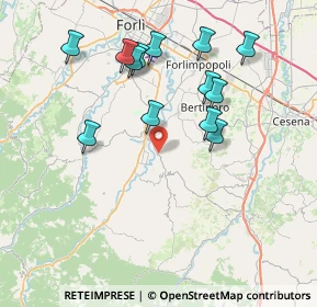 Mappa Strada Meldola Teodorano, 47014 Meldola FC, Italia (7.77231)