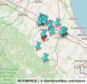 Mappa Strada Meldola Teodorano, 47014 Meldola FC, Italia (11.2575)