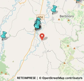 Mappa Strada Meldola Teodorano, 47014 Meldola FC, Italia (6.16895)