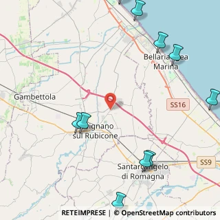 Mappa Via g. Matteotti, 47030 San Mauro Pascoli FC, Italia (6.42545)