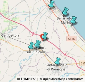 Mappa Via Matteotti, 47030 San Mauro Pascoli FC, Italia (4.24692)